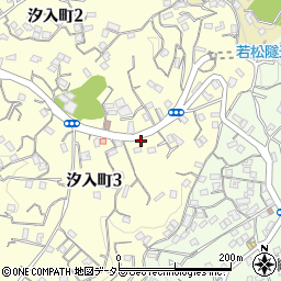 リパーク横須賀汐入町３丁目駐車場周辺の地図
