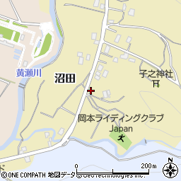 岡本乗馬クラブ周辺の地図