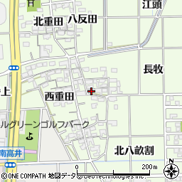 愛知県一宮市大和町北高井長牧1186周辺の地図