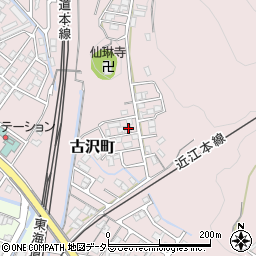 滋賀県彦根市古沢町870-20周辺の地図