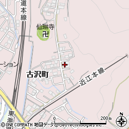 滋賀県彦根市古沢町870-58周辺の地図