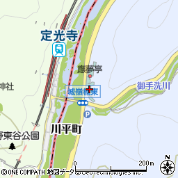 應夢亭周辺の地図