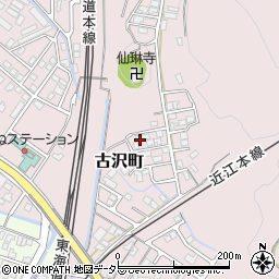 滋賀県彦根市古沢町870-65周辺の地図