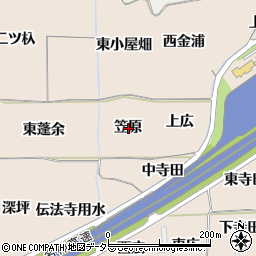 愛知県一宮市丹陽町三ツ井笠原周辺の地図