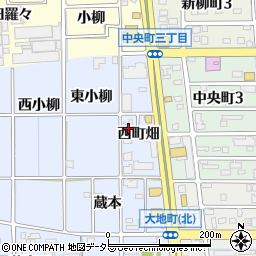 愛知県岩倉市大地町西町畑17周辺の地図