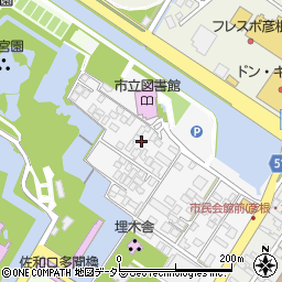 滋賀県彦根市尾末町6周辺の地図