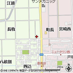 愛知県一宮市大和町北高井長牧46周辺の地図