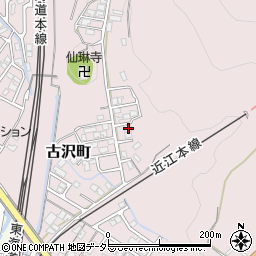 滋賀県彦根市古沢町870-43周辺の地図