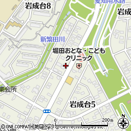 愛知県春日井市岩成台4丁目5-26周辺の地図