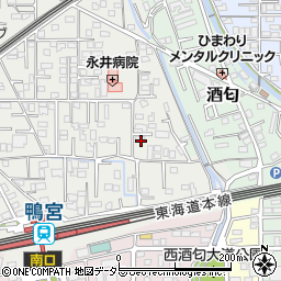 神奈川県小田原市鴨宮196周辺の地図