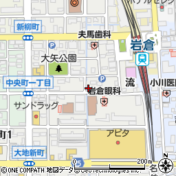 名鉄協商岩倉栄町第３駐車場周辺の地図