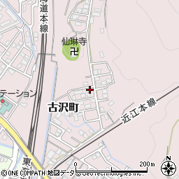 滋賀県彦根市古沢町870-25周辺の地図