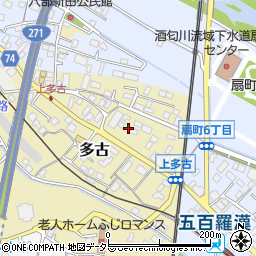 神奈川県小田原市多古309周辺の地図