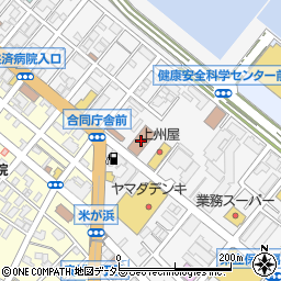 横須賀合同庁舎周辺の地図