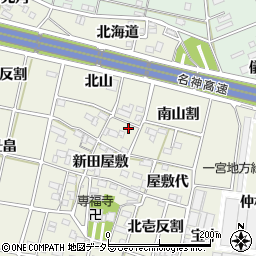 愛知県一宮市大和町氏永新田屋敷687周辺の地図