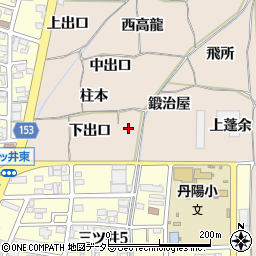 愛知県一宮市丹陽町三ツ井（茂八杁）周辺の地図