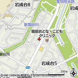 愛知県春日井市岩成台4丁目5-25周辺の地図