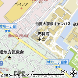ヴォーリズ建築 滋賀大学陵水会館周辺の地図
