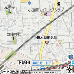 神奈川県小田原市鴨宮659周辺の地図