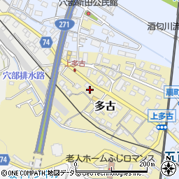 神奈川県小田原市多古372周辺の地図