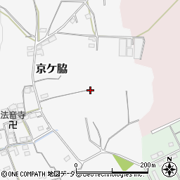 岐阜県養老郡養老町京ケ脇周辺の地図