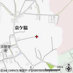 岐阜県養老町（養老郡）京ケ脇周辺の地図