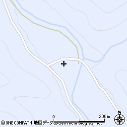 京都府京都市左京区久多上の町101周辺の地図