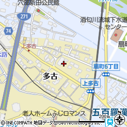 神奈川県小田原市多古303周辺の地図