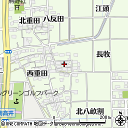 愛知県一宮市大和町北高井長牧1188周辺の地図