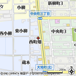愛知県岩倉市大地町西町畑12周辺の地図