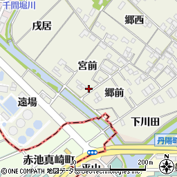 愛知県一宮市丹陽町外崎宮前796周辺の地図
