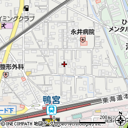 神奈川県小田原市鴨宮176-5周辺の地図