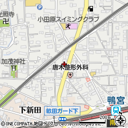 神奈川県小田原市鴨宮664周辺の地図