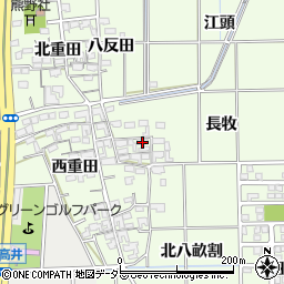 愛知県一宮市大和町北高井長牧1189周辺の地図