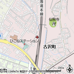 滋賀県彦根市古沢町747周辺の地図
