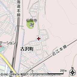 滋賀県彦根市古沢町870-26周辺の地図