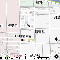 愛知県一宮市大和町於保上次14周辺の地図