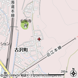 滋賀県彦根市古沢町870-40周辺の地図