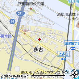 神奈川県小田原市多古377周辺の地図