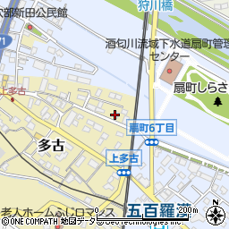 神奈川県小田原市多古405周辺の地図