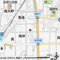 愛知県一宮市萩原町串作東沖10-1周辺の地図