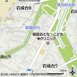 愛知県春日井市岩成台4丁目5-2周辺の地図
