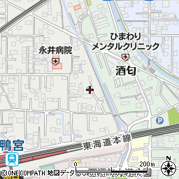 神奈川県小田原市鴨宮198周辺の地図