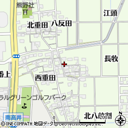 愛知県一宮市大和町北高井長牧1196周辺の地図