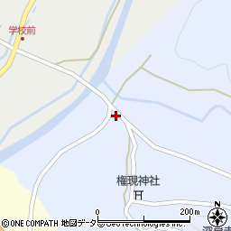 京都府南丹市美山町野添（一本松）周辺の地図