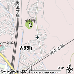 滋賀県彦根市古沢町1216周辺の地図