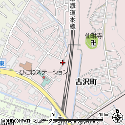 滋賀県彦根市古沢町703周辺の地図