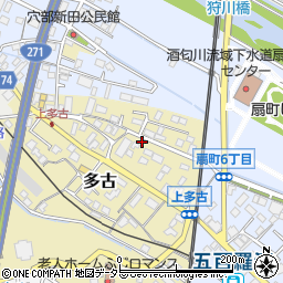 神奈川県小田原市多古390-12周辺の地図