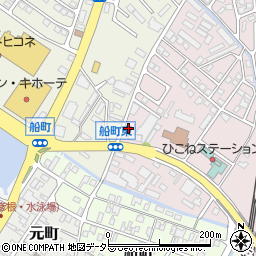 滋賀県彦根市古沢町654-6周辺の地図