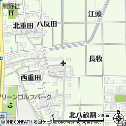 愛知県一宮市大和町北高井長牧周辺の地図